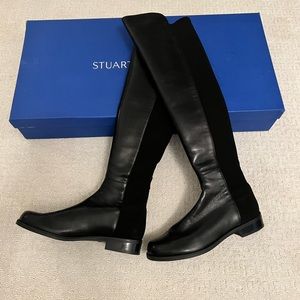 STUART WEITZMAN 5050 BOOTS BLACK 9
